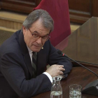 Artur Mas: "La vinculació de la Generalitat amb l'1-O va ser menor que el 9-N"
