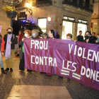 La violació ha motivat actes de repulsa per tot Catalunya, com aquest dimecres a Barcelona.