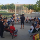 Vista de la reunión del Gardeny con los padres de los jugadores el pasado día 19.