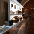 Algunas de las obras provenientes del Museu de Lleida que se encuentran en el monasterio de Sigena.