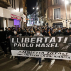 La Plataforma de apoyo a Hasél convoca acciones de protesta durante toda la semana para pedir la libertad del rapero