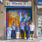Josep Maria Batlle rinde homenaje a la Seu Vella en una pintura mural