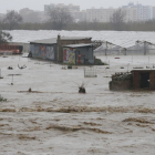 Conreus inundats a la Tordera, a Malgrat.