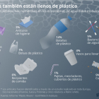 No solo los océanos están llenos de plástico