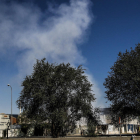 Imagen del incendio que generó una nube tóxica en el polígono La Vega 2, de Fuenlabrada.