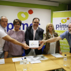 La roda de premsa de Pimec