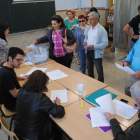 Imatge de les eleccions municipals del maig del 2015 a Mollerussa.