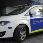 Un vehicle de la Guàrdia Urbana de Lleida.