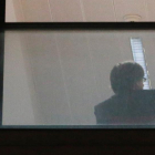 Puigdemont, ayer, en la sede de la fiscalía belga.