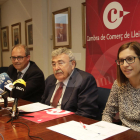 L'acte de presentació de l'enquesta de la Cambra de Comerç de Lleida.