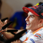 Marc Màrquez, durante la rueda de prensa de ayer previa del Gran Premio de San Marino.