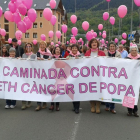 Imagen de archivo de una caminata contra el cáncer de mama.