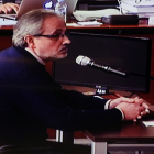 Juan Antonio Menchén durante su declaración por el caso Palau.