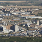 Vista aérea del polígono industrial de el Segre.