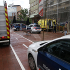 L'accident laboral s'ha produït al número 21 del carrer Balmes de Lleida.