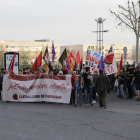 La manifestació en contra de la plaques franquistes del dia 18.