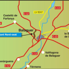Mapa de la nova variant de Balageur