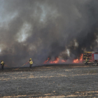 El sábado ardieron 95 hectáreas en Artesa de Lleida. 