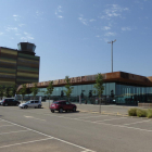 Vista de l’aeroport de Lleida-Alguaire.