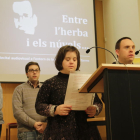 La directora de la Biblioteca i membres de Down Lleida van obrir el recital dedicat a Màrius Torres.