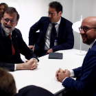 Rajoy i el primers ministre belga
