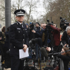 El cap de la unitat antiterrorista de la Policia de Londres, Mark Rowley, en la compareixença d'aquest dijous.