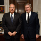 El rector de la UdL se reúne con Méndez de Vigo