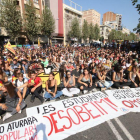 Manifestació d'estudiants aquest dijous a Lleida