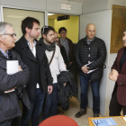 ERC va presentar ahir el Manifest de Montoliu de Lleida al delegat d’Empresa a Lleida, Ramon Alturo.