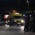 Ambulàncies a la zona exterior del Manchester Arena