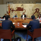 La reunió de l'Executiu català aquest dimarts.