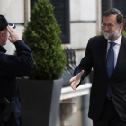 Rajoy, a la seu arribada aquest dimecres al Congrés dels Diputats