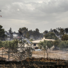 El incendio devastó 34 hectáreas forestales en Les Garrigues.