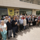 Una concentració d'entitats en favor de la unitat de la col·lecció del Museu de Lleida.