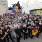 Manifestació en defensa de l'art el juliol del 2016 al Museu.
