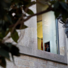 Una fotografía de Carles Puigdemont colgada en un despacho del Palau de la Generalitat