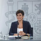 La ministra de Política Territorial i portaveu del Govern espanyol, Isabel Rodríguez, ofereix una roda de premsa posterior al Consell de Ministres.