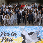 Día de Europa -   El president de la Generalitat, Pere Aragonès, reivindicó ayer el compromiso europeísta de Catalunya, en un acto institucional con motivo del Día de Europa en que la consellera de Acción Exterior, Victoria Alsina, aludió al ...