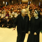 Pàmies y Forcades en una conferencia que hicieron juntos en Lleida.