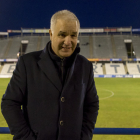 Luis Pereira, en el Camp d’Esports en diciembre pasado cuando asistió a un partido del Lleida Esportiu.