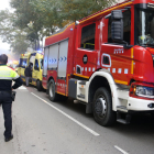 Imatge del dispositiu d'emergències per l'accident de dos trens a l'estació de Montcada i Reixac Manresa