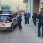 Moment de la detenció dilluns de Mario Casterás.