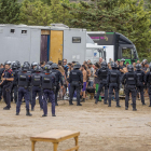 Un centenar de agentes de los Mossos desmantelaron el miércoles la fiesta ilegal. 