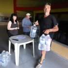 Juncosa va repartir ahir aigua embotellada a la població