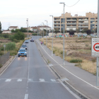 Vista del vial Víctor Torres, situado entre la carretera Ll-11 y la avenida de Palauet de La Bordeta. 