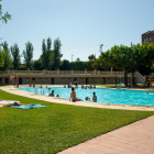 Les piscines d’Almacelles, que van tornar a obrir ahir.