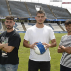 D'esquerra a dreta, Fernando Cortijo, Pablo Díez i Javi Soto.