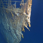Imagen de restos del Titanic filmados por Atlantic Productions