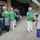 Més de 400 voluntaris es van mobilitzar l’1 de juny a la jornada d’acapte de l’AECC a Lleida.