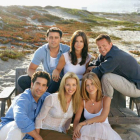 Els sis protagonistes de ‘Friends’, que es va emetre del 1994 al 2004, amb Matthew Perry a la dreta.